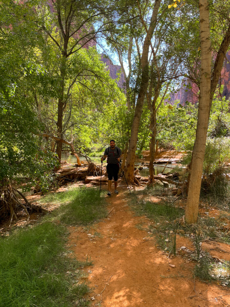 Hiking in Havasupai