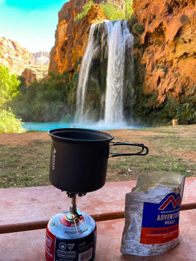 Food Camping Havasu Falls Havasupai Falls Hike