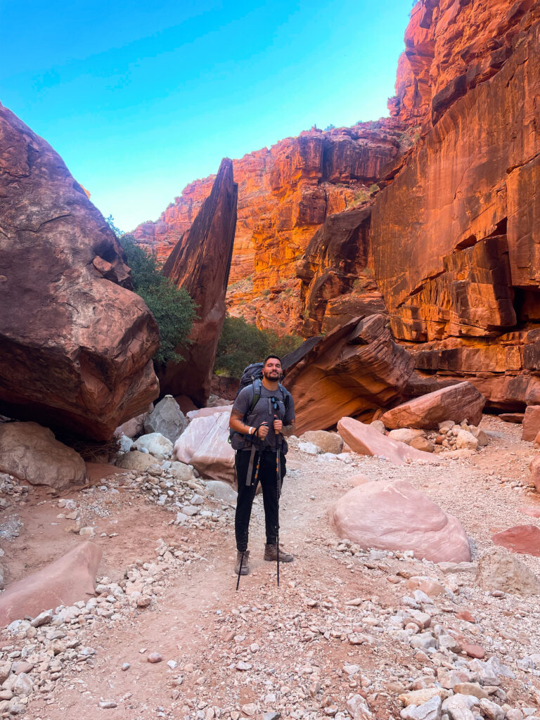 Havasupai Falls Hike trail Grand Canyon