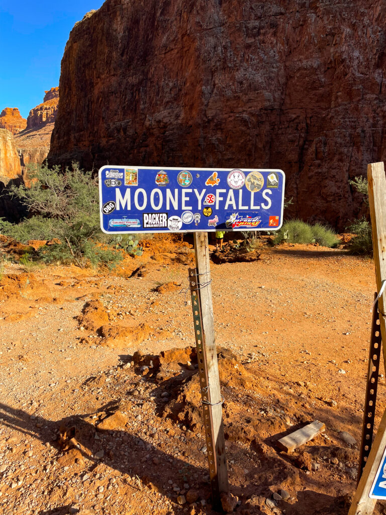 Mooney Falls Sign